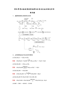 (新高考)高考化学一轮复习课时练习第9章章末常考必备的重要有机转化关系及反应方程式书写强化练(含解析)