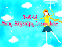《Unit 4 Let’s go shopping》PPT课件1-七年级下册英语【牛津上海版】