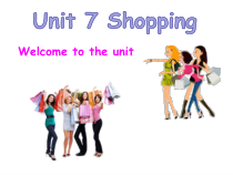 《Unit 7 Shopping Welcome to the unit》PPT课件8-七年级上册英语【牛津译林版】
