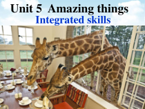 牛津译林版英语七年级下册《Unit 5 Amazing things Integrated skills》PPT课件1