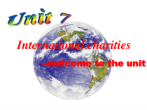 《Unit 7 International Charities Welcome to the unit》PPT课件19-八年级下册英语【牛津译林版】