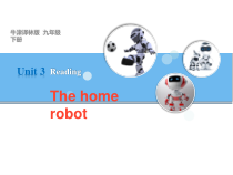 《Unit 3 Robot Reading 1 Living with a robot》教学课件7-九年级下册英语【牛津译林版】