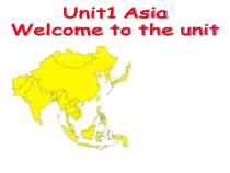 《Unit 1 Asia Welcome to the unit》PPT课件11-九年级下册英语【牛津译林版】