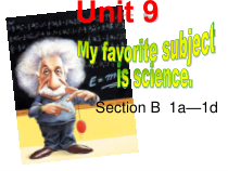 《Unit 9 My favorite subject is science Section B 1a-1d》PPT课件9-七年级上册新目标英语【人教版】