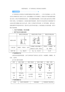 高考化学二轮复习教案专题突破(四) 以气体制备为主体的综合实验探究（含解析）