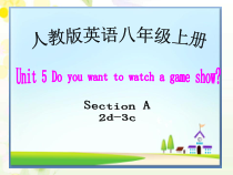 《Unit 5 Do you want to watch a game show》PPT课件3-八年级上册新目标英语【人教版】