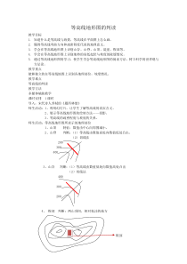 《等高线地形图判读》教案-人教版地理七年级上册