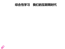 第四单元-综合性学习-我们的互联网时代课件