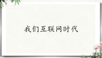我们互联网时代课件