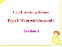 Unit4__Topic1__SectionA__精品课件-九年级上册英语【仁爱版】