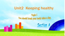 《Unit 2 Topic 1 You should brush your teeth twice a day》PPT课件14-八年级上册英语仁爱（科普版）