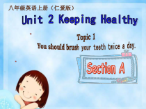 《Unit 2 Topic 1 You should brush your teeth twice a day》优质课件2-八年级上册英语仁爱（科普版）