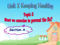 《Unit 2 Topic 3 Must we exercise to prevent the flu》教学课件2-八年级上册英语仁爱（科普版）