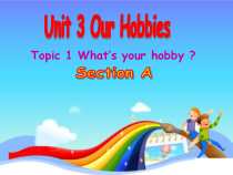 《Unit 3 Topic 1 What's your hobby》PPT课件9-八年级上册英语仁爱（科普版）