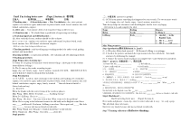 《Unit 5 Topic 2 I’m feeling better now》教案2-八年级下册英语仁爱（科普版）