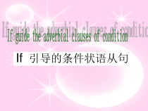 仁爱（科普）版英语八下《if 引导的条件状语从句》PPT课件1