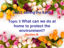 《Unit 2 Topic 3 What can we do at home to protect the environment》教学课件-九年级上册英语仁爱（科普版）