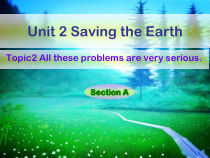 《Unit 2 Topic 2 All these problems are very serious》课件1-九年级上册英语仁爱（科普版）