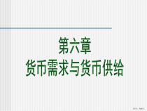 货币政策——金融基础知识6：货币需求与货币供给课件