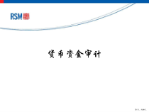 货币资金审计精选课件