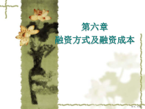 融资方式及融资成本讲解课件