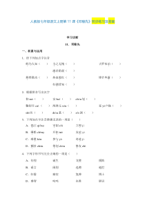 第1课《邓稼先》习题6-七年级语文下册统编版