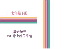 第23课《带上她的眼睛》PPT课件4-七年级语文下册统编版
