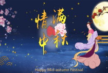 唯美传统节日中秋节情满中秋主题ppt模板课件