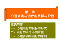 心理咨询与治疗目标课件