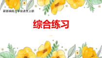 新部编版二年级语文上册期末综合练习课件