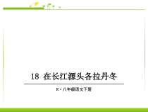 第18课《在长江源头各拉丹冬》ppt课件-八年级下册语文部编人教版
