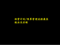 XX电力公司经营计划预算管理流程最佳做法及诊断-课件