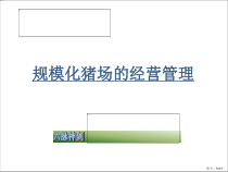 规模化猪场的经营管理课件