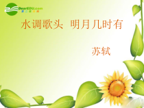 第13课《诗词三首-水调歌头(明月几时有)》PPT课件9-九年级语文上册统编版