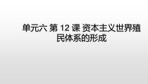 高中中外历史纲要必修（下）第12课《资本主义世界殖民体系的形成》ppt课件1-统编人教版