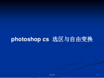 photoshop-cs--选区与自由变换学习教案课件