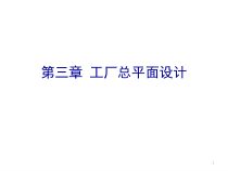 工厂总平面设计课件