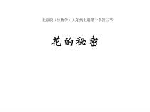 《1.开花和结果》PPT课件3-北京版生物八年级上册