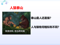 《第三节 人类的起源与进化》PPT课件1-北京版生物八年级上册