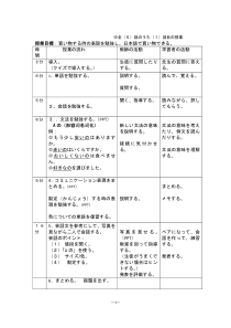 高中日语必修一02.1《ステップ１：「学校生活を説明する」》教学设计2-人教版