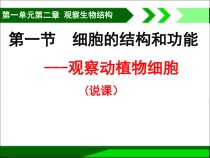 《第一节 细胞的结构和功能》PPT课件3-济南版生物七年级上册