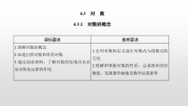 高中数学必修第一册第四章4.3.1《对数的概念》PPT课件-2019人教A版