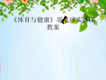 高中体育与健康《正手发高远球》PPT课件2-人教版