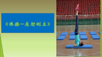 高中体育与健康《肩肘倒立，经单肩后滚翻成跪撑平衡》PPT课件2-人教版