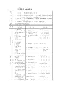高中体育与健康《4.其他》导学案1-人教版