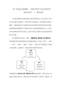 高中体育与健康《体育与意志品质的培养》教学反思2-人教版