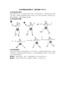 高中体育与健康《正、反手网前放网》学习单2-人教版