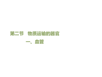 《第二节 物质运输的器官》PPT课件1-济南版生物七年级下册