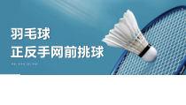 高二教师用书《网前挑球》PPT课件1-华东师大版体育