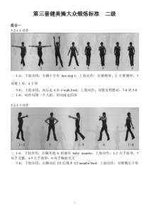 高二教师用书《二级规定动作第三段》教学素材1-华东师大版体育